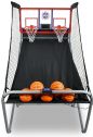 Indoor/Outdoor Dual Shot Basketball Arcade Game - Weather Resistant